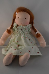 doll dress with cherries 2